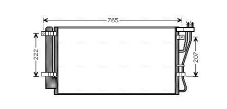 Радиатор кодиционера AVA COOLING KA5105D