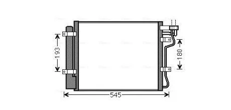 Радиатор кодиционера AVA COOLING KA5134D