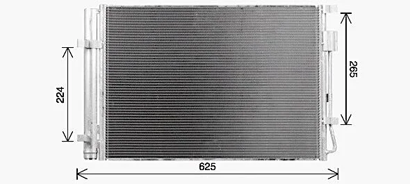 Condenser AVA COOLING KA5341D (фото 1)