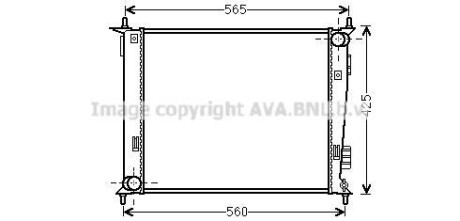 Радіатор AVA COOLING KAA2143