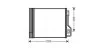 AVA DB Радіатор кондиціонера (конденсатор) з осушувачем Smart Fortwo 07- AVA COOLING MCA5013D (фото 1)