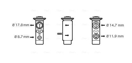 Розширювальний клапан AVA COOLING MS1093
