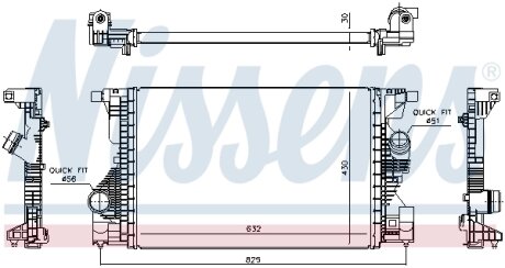 AVA DB Інтеркулер A-CLASS (W177) 18-, B-CLASS Sports Tourer (W247) 18- AVA COOLING MS4808