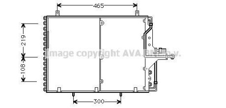 Радіатор кондиціонера AVA COOLING MS5169 (фото 1)