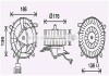 Вентилятор отопителя салона Mercedes-Benz S-class (W220) (98-05) AVA AVA COOLING MS8689 (фото 1)