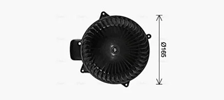 Вентилятор отопителя салона MB ML (W164) (05-), GL (X164) (06-) AVA AVA COOLING MS8765
