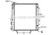 Радиатор охлаждения двигателя MB W124 MT/AT + AC 89-96 AVA COOLING MSA2072 (фото 1)