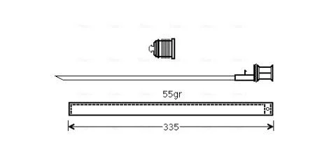Осушитель кондиционера MB C204, E212 AVA AVA COOLING MSD601