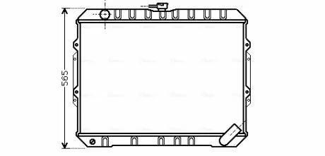 Радіатор AVA COOLING MT2187