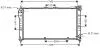 AVA MAZDA радіатор охолодження Mazda 323 F V 1.5/1.8 94- AVA COOLING MZ2101 (фото 1)