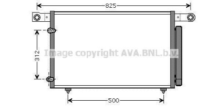 Радіатор кондиціонера AVA COOLING MZ5196D