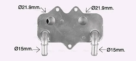 Радиатор масляный OPEL ASTRA G/VECTRA B (95-) (выр-во AVA) AVA COOLING OL3704