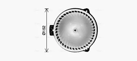 Вентилятор салону AVA COOLING OL8728