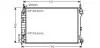 Радиатор охлаждения двигателя Opel Vectra C 2,2i 2,2Direct 3,2i AC+ AT 02>08 AVA AVA COOLING OLA2341 (фото 1)