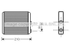 Радиатор отопителя салона Opel Meriva 04>10 AVA COOLING OLA6353 (фото 1)
