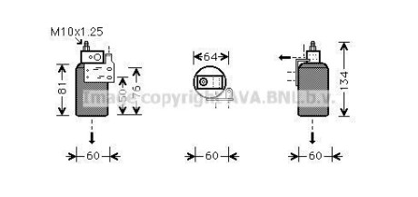 Осушитель кондиционера AVA COOLING OLD143