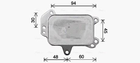 Охолоджувач мастила AVA COOLING PE3424