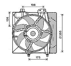 Вентилятор AVA COOLING PE7550