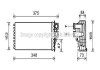 Радіатор опалювача салону Peugeot 3008 5005, Citroen DS5 AVA AVA COOLING PEA6359 (фото 1)