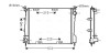 AVA RENAULT Радіатор охолодження CLIO 1.2-1.6 05- AVA COOLING RT2371 (фото 1)