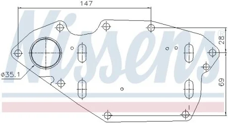 Охолоджувач оливи AVA COOLING RT3697