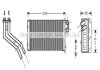 Радіатор обігрівача RENAULT SCENIC I (96-) (AVA) AVA COOLING RT6227 (фото 1)