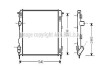 Радіатор охолодження двигуна Renault Logan I 1,4-1,6i 04>10 MT AC+ AVA AVA COOLING RTA2269 (фото 1)