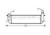 Интеркулер RENAULT LAGUNA (2008) 2.0 DCI (AVA) AVA COOLING RTA4462 (фото 1)