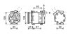 Компрессор кондиционера Renault Logan (05-), Sandero (08-) 1.4i, 1.6i AVA COOLING RTAK619 (фото 1)