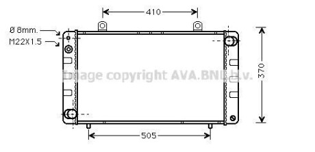 Радіатор AVA COOLING SB2003