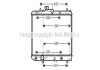 AVA OPEL Радіатор системи охолодження двигуна AGILA (B) 08-, SUZUKI AVA COOLING SZ2111 (фото 1)