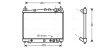 AVA TOYOTA радіатор сист. охолодження двигуна (з АКПП) Yaris 1.3/1.5 99- AVA COOLING TO2259 (фото 1)