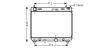 AVA TOYOTA Радіатор охолодження Yaris 1.4 D-4D 05- AVA COOLING TO2358 (фото 1)