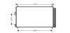 Радиатор кондиционера Toyota Rav4 2,0i 08> 2,4i 05>02/11 MT CVT AVA AVA COOLING TO5410D (фото 1)