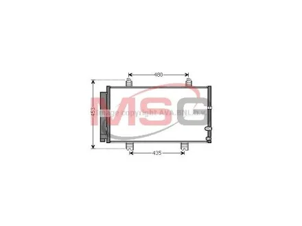 Радіатор кондиціонера AVA AVA COOLING TO5653D