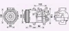 Компресор кондиціонера Toyota Corolla (13-), Avensis (08-), Auris (13-) 1.6, 1.8i, 2.0i AVA AVA COOLING TOAK745 (фото 1)