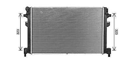 Радиатор, Система охлаждения двигателя AVA COOLING VN2426