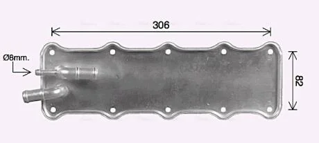 Охолоджувач наддувального повітря AVA COOLING VN4421