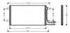 AVA VW Радіатор кондиціонера (конденсатор) LT II 96- AVA COOLING VN5187 (фото 1)