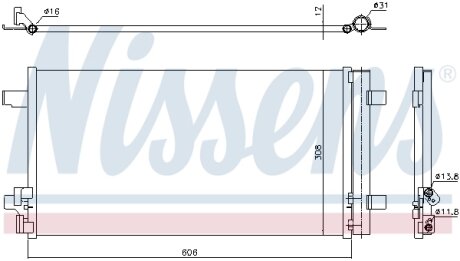 AVA VW Радіатор кондиціонера (конденсатор) POLO VI 1.0, 1.5, 2.0 17-, SKODA, SEAT, AUDI AVA COOLING VN5469D