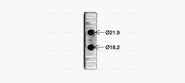 Радиатор отопителя салона Skoda Fabia 15>, Rapid 13>, VW Polo 09> Behr ver. AVA COOLING VN6434 (фото 1)