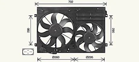 Вентилятор AVA COOLING VN7551