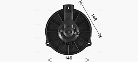 Вентилятор салону AVA COOLING VO8306