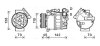 AVA FORD Компресор кондиціонера C-MAX II 1.6 10-, FOCUS III 1.6 10-, MAZDA, VOLVO AVA COOLING VOAK192 (фото 1)
