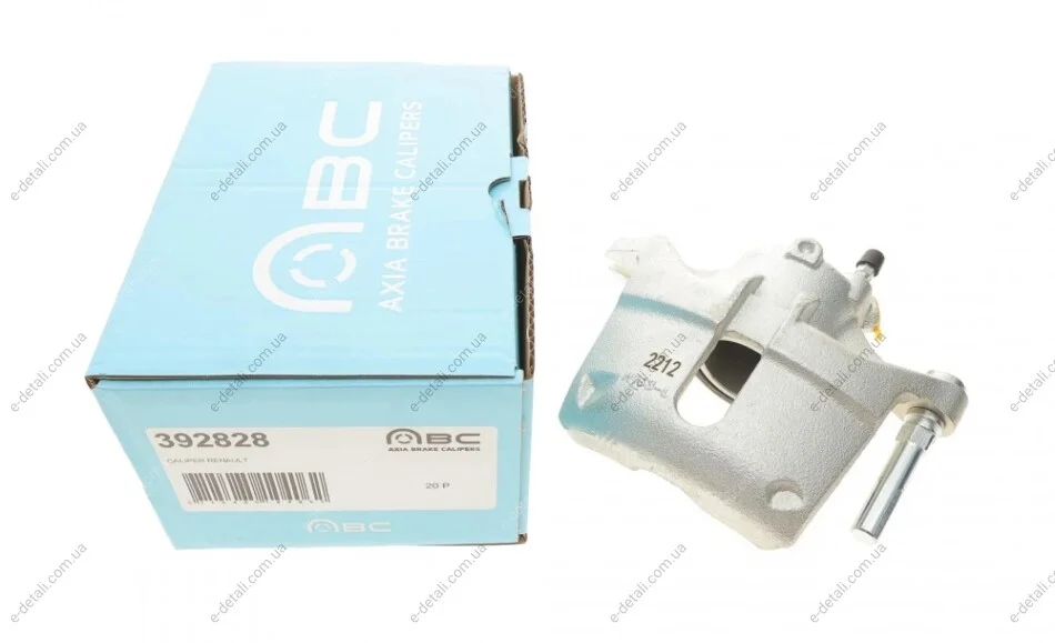 Суппорт тормозной (передний) (L) Renault Kangoo 97- (d=54mm) (lдиск 20mm) (Bosch) AXIA Brake Calipers 392828 (фото 1)