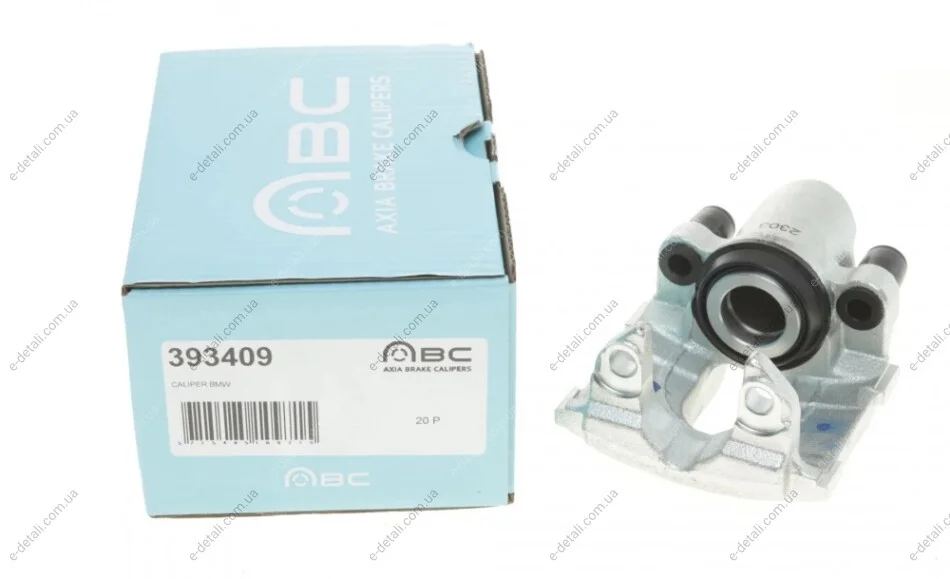 Суппорт тормозной (задний) (R) BMW 3 (E90/E92/E93)/5 (E60)/7 (E65/E66/E67) 01-13 (d=46mm) (Ate) AXIA Brake Calipers 393409 (фото 1)