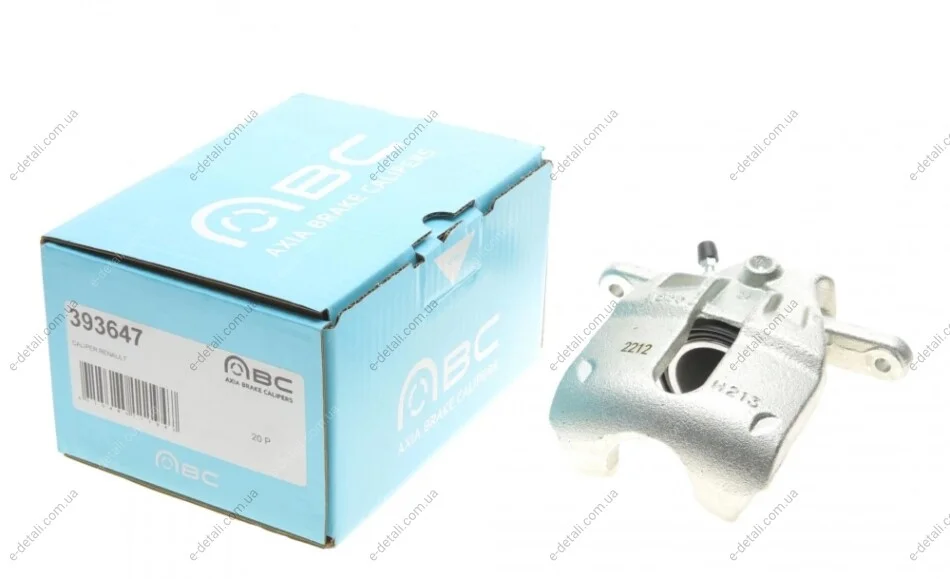 Суппорт тормозной (передний) (R) Renault Duster/Kangoo 07- (d=54mm) (Trw) AXIA Brake Calipers 393647 (фото 1)