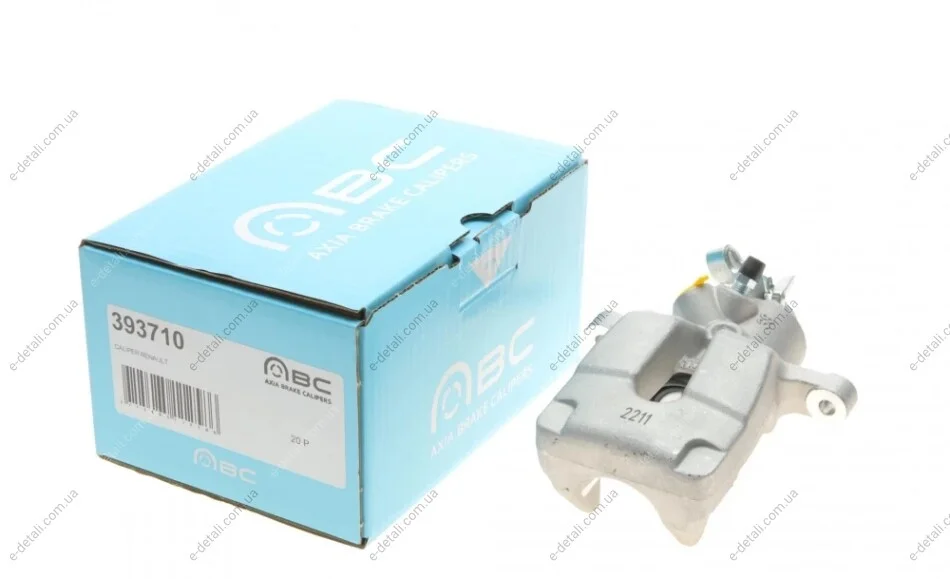 Суппорт тормозной (задний) (L) Renault Grand Scenic II 04-09 (d=38mm) (Trw) AXIA Brake Calipers 393710 (фото 1)