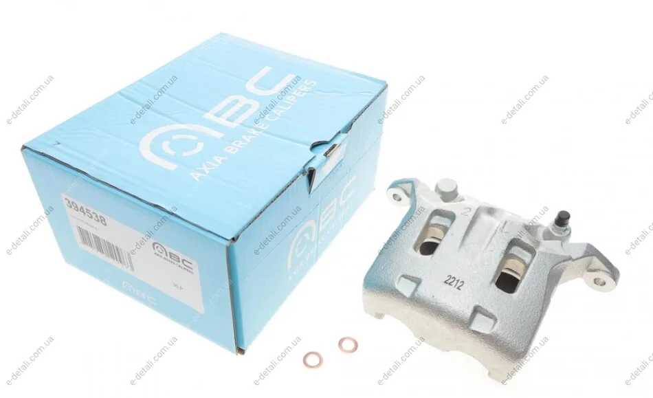 Супорт гальмівний (передній) (L) Nissan Qashqai/Qashqai +2 I/Renault Koleos I 03- (d=45mm) (Nissan) AXIA Brake Calipers 394538 (фото 1)