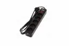 Мережевий фільтр-подовжувач з USB2 Optima Base 5 1,8m BLACK провід 3*0,75мм2<AXXIS> Axxis Ax-1266 (фото 4)